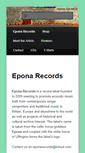 Mobile Screenshot of eponarecords.com